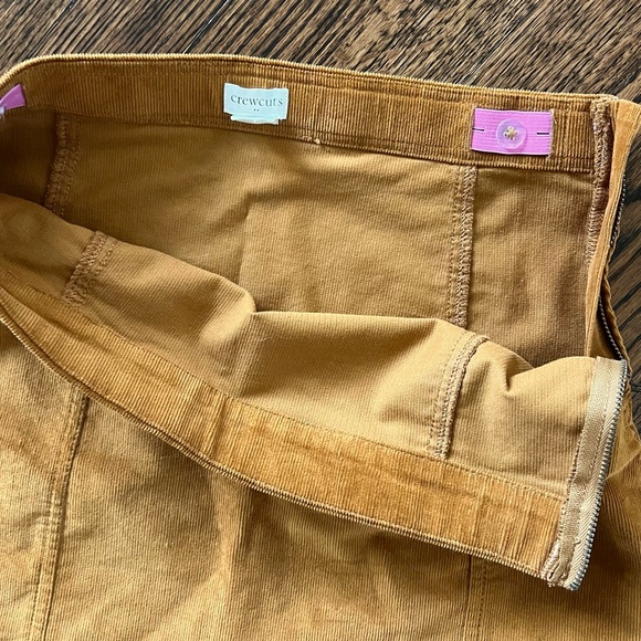 Girls J.Crew Factory Camel Corduroy A-Line Skirt - Picture 5 of 6